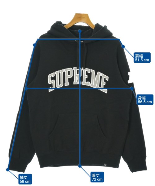 Supreme（シュプリーム）パーカー 黒 サイズ:M メンズ/2200678329061