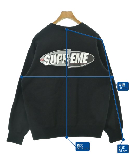 Supreme（シュプリーム）スウェット 黒 サイズ:M メンズ/2200675884051