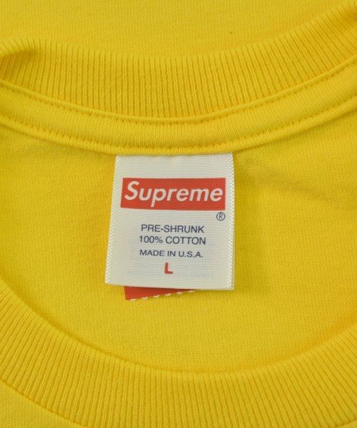 Supreme（シュプリーム）Tシャツ・カットソー 黄 サイズ:L メンズ/2200678499030