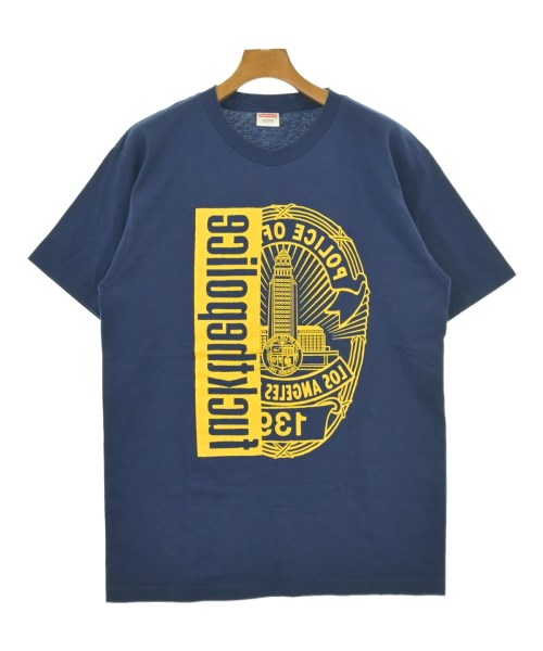 Supreme(シュプリーム)Tシャツ・カットソー 紺 サイズ:L/2200678499047