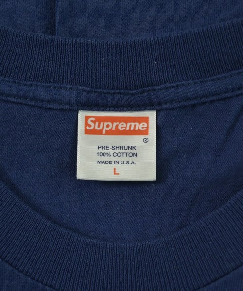 Supreme（シュプリーム）Tシャツ・カットソー 紺 サイズ:L メンズ/2200678499047