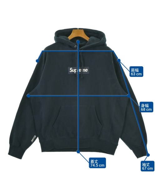 Supreme（シュプリーム）パーカー 紺 サイズ:M メンズ/2200678537015