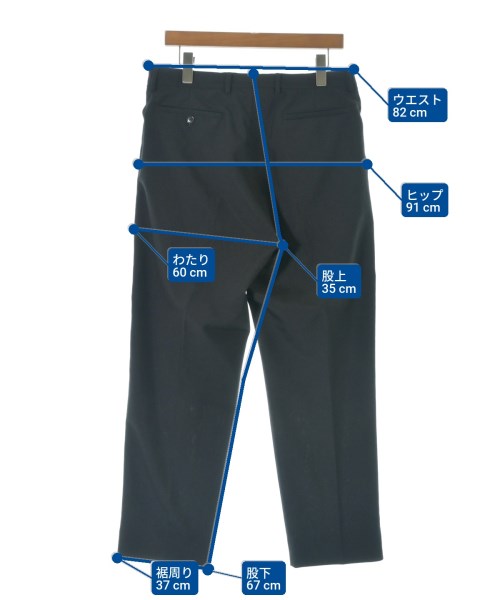 Supreme（シュプリーム）スラックス 黒 サイズ:32(L位) メンズ/2200678568118