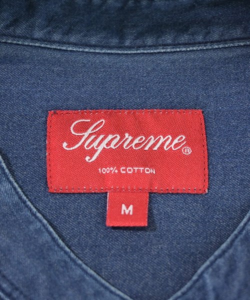 Supreme（シュプリーム）カジュアルシャツ 紺 サイズ:M メンズ/2200678647059
