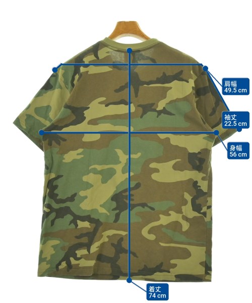 Supreme（シュプリーム）Tシャツ・カットソー カーキ サイズ:M メンズ/2200678733110