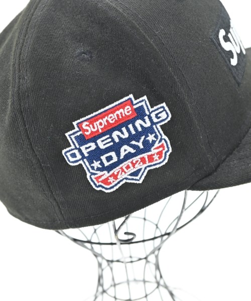 Supreme（シュプリーム）キャップ 黒 サイズ:57.7cm メンズ/2200678763063
