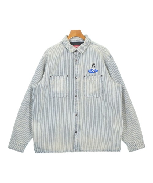 Supreme(シュプリーム)カジュアルシャツ 青 サイズ:L/2200678922019