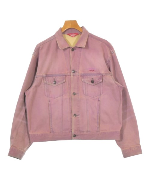 Supreme(シュプリーム)デニムジャケット ピンク サイズ:S/2200679066019
