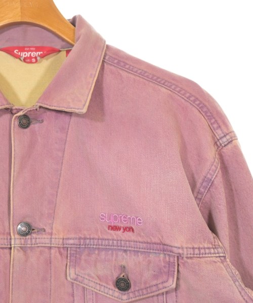 Supreme（シュプリーム）デニムジャケット ピンク サイズ:S メンズ/2200679066019
