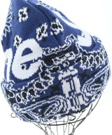 Supreme（シュプリーム）ニットキャップ・ビーニー 紺 サイズ:- メンズ/2200679172086