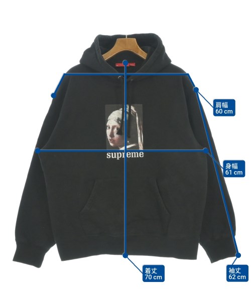 Supreme（シュプリーム）パーカー 黒 サイズ:L メンズ/2200679374039