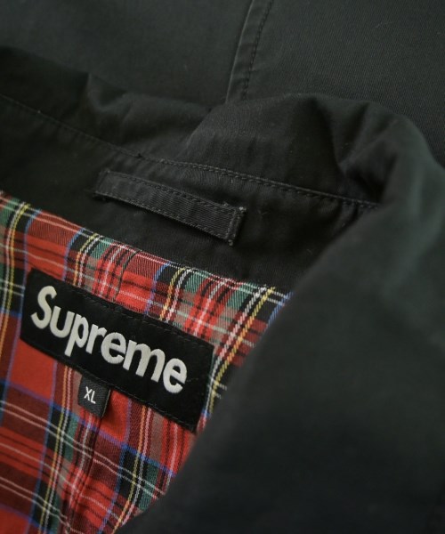 Supreme（シュプリーム）ステンカラーコート 黒 サイズ:XL メンズ/2200679087021