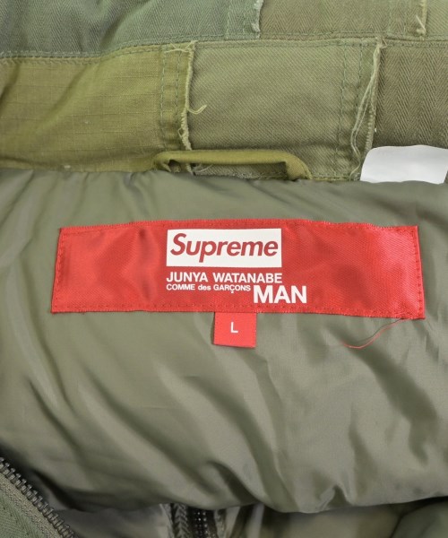 Supreme（シュプリーム）ダウンジャケット/ダウンベスト カーキ サイズ:L メンズ/2200679586029