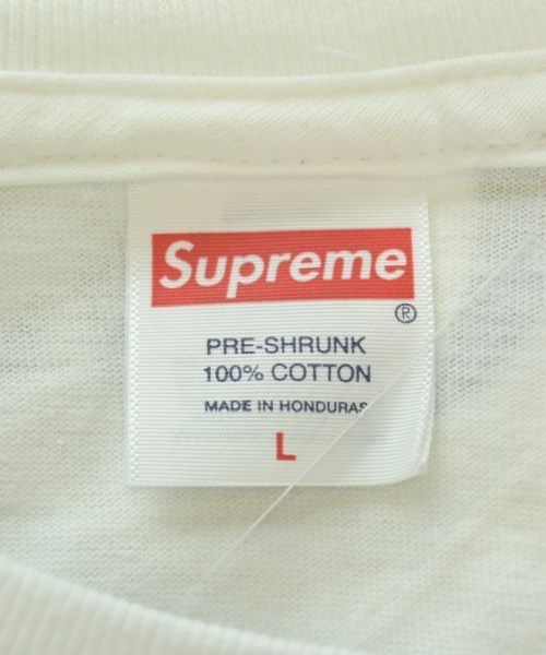 Supreme（シュプリーム）Tシャツ・カットソー 白 サイズ:L メンズ/2200679747024