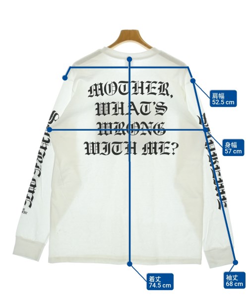 Supreme（シュプリーム）Tシャツ・カットソー 白 サイズ:L メンズ/2200679747024