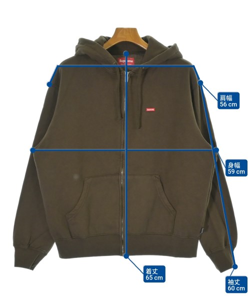 Supreme（シュプリーム）パーカー 茶 サイズ:S メンズ/2200679747055