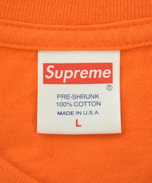 Supreme（シュプリーム）Tシャツ・カットソー オレンジ サイズ:L メンズ/2200679747062