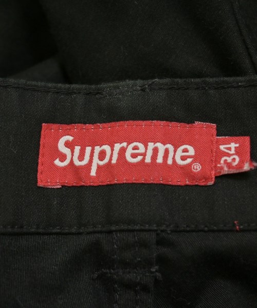 Supreme（シュプリーム）カーゴパンツ 黒 サイズ:34(XL位) メンズ/2200679747123