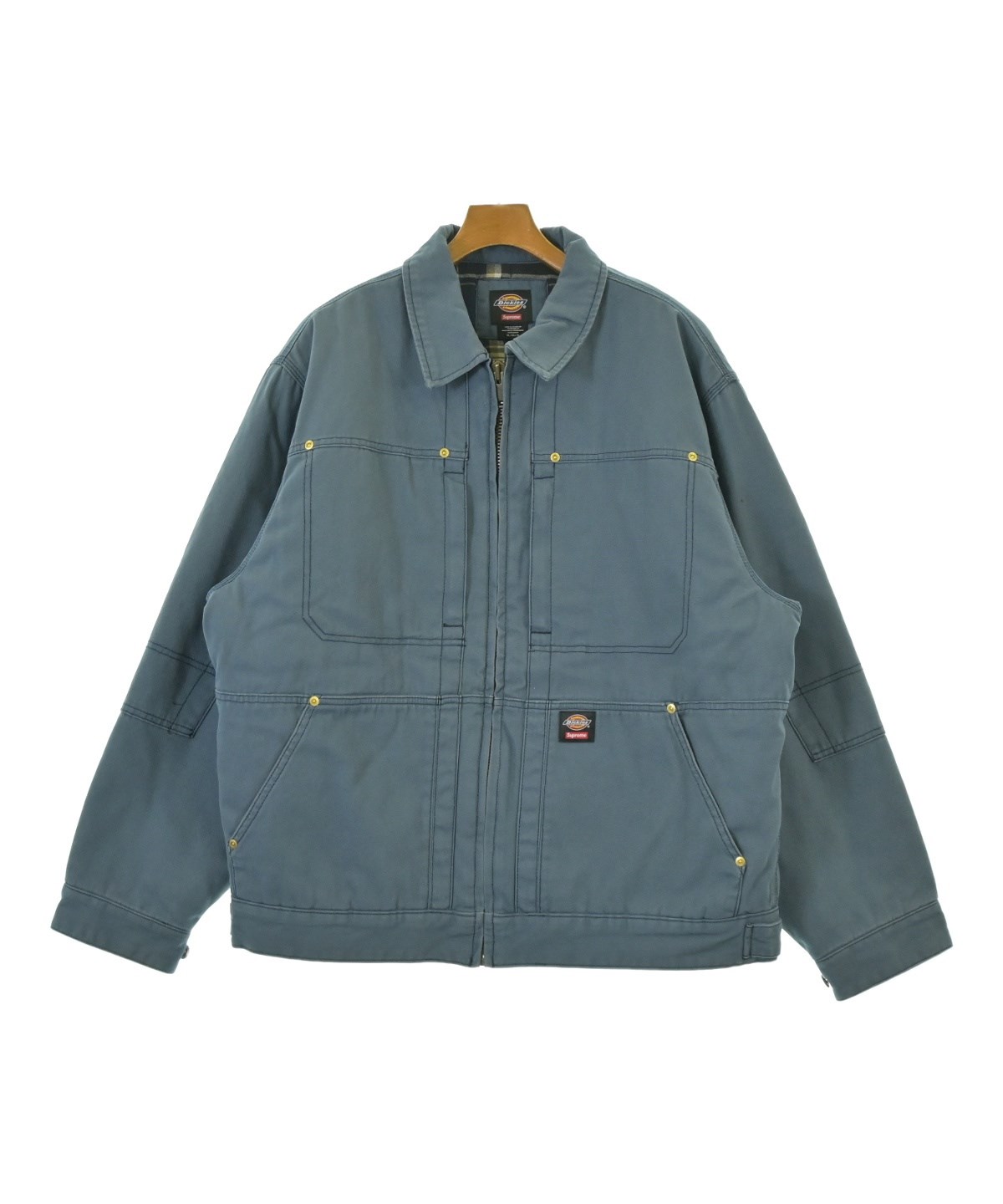Supreme（シュプリーム）カバーオール 青 サイズ:XL メンズ 