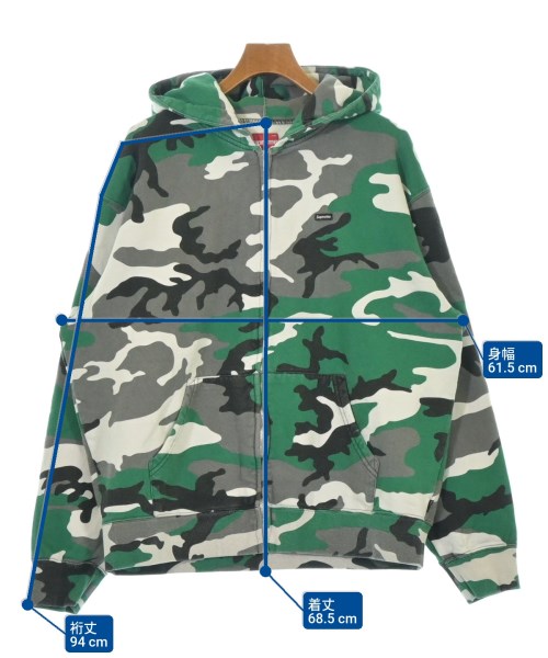 Supreme（シュプリーム）パーカー 緑 サイズ:L メンズ/2200679970019