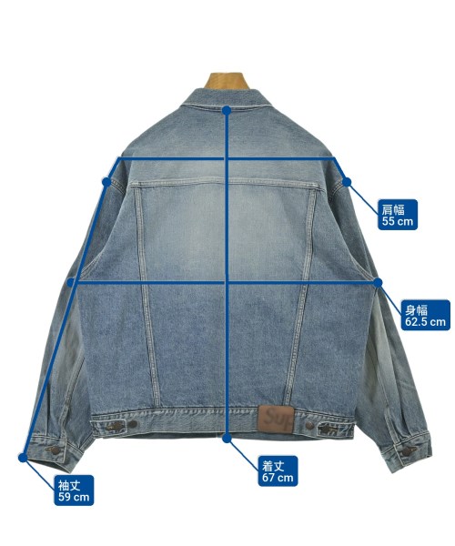 Supreme（シュプリーム）デニムジャケット 青 サイズ:M メンズ/2200679970040