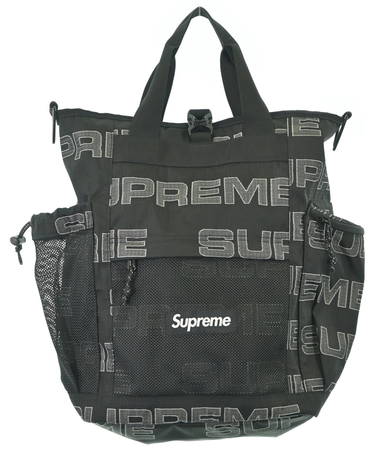Supreme ブラック ボディバッグ　トートバッグ Supreme（シュプリーム）トートバッグ 黒 サイズ:- メンズ