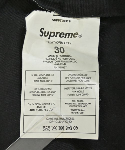 Supreme（シュプリーム）その他 黒 サイズ:30(M位) メンズ/2200677062020