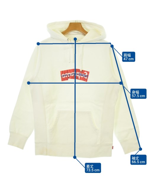 Supreme（シュプリーム）パーカー 白 サイズ:M メンズ/2200680475060