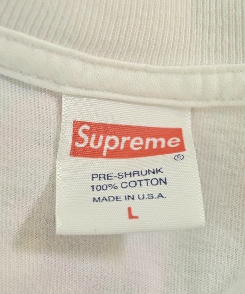 Supreme（シュプリーム）Tシャツ・カットソー 白 サイズ:L メンズ/2200680485069