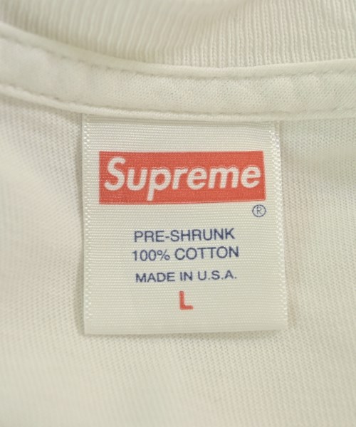 Supreme（シュプリーム）Tシャツ・カットソー 白 サイズ:L メンズ/2200680485076