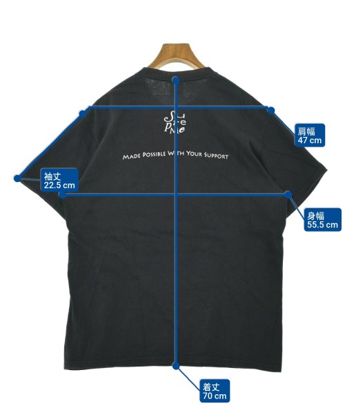 Supreme（シュプリーム）Tシャツ・カットソー 黒 サイズ:M メンズ/2200680485083