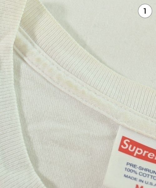 Supreme（シュプリーム）Tシャツ・カットソー 白 サイズ:M メンズ/2200680866066