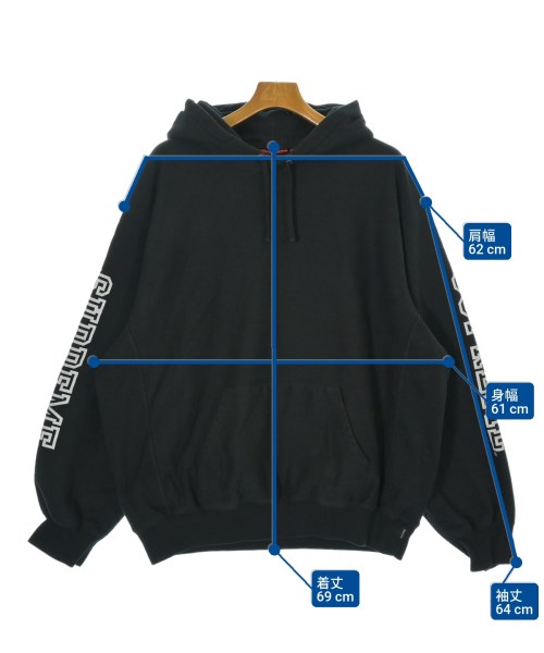 Supreme（シュプリーム）パーカー 黒 サイズ:L メンズ/2200680908186