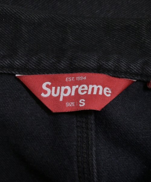 Supreme（シュプリーム）デニムジャケット 黒 サイズ:S メンズ/2200680926036