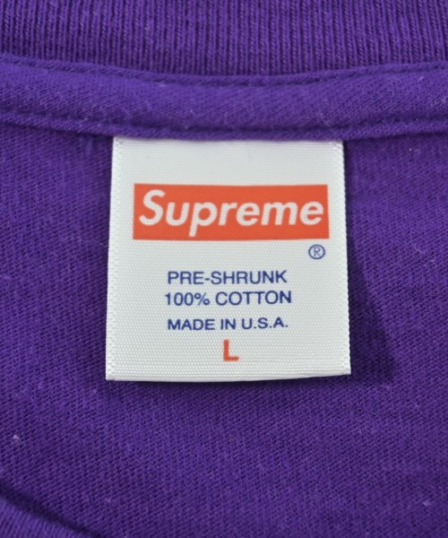 Supreme（シュプリーム）Tシャツ・カットソー 紫 サイズ:L メンズ/2200680955050