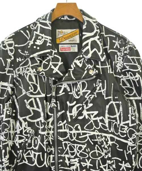 Supreme（シュプリーム）ライダース 黒 サイズ:M メンズ/2200681008038