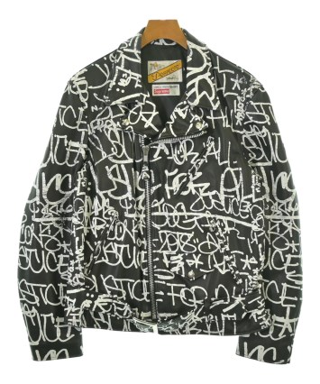 Supreme（シュプリーム）ライダース 黒 サイズ:M メンズ/2200681008038