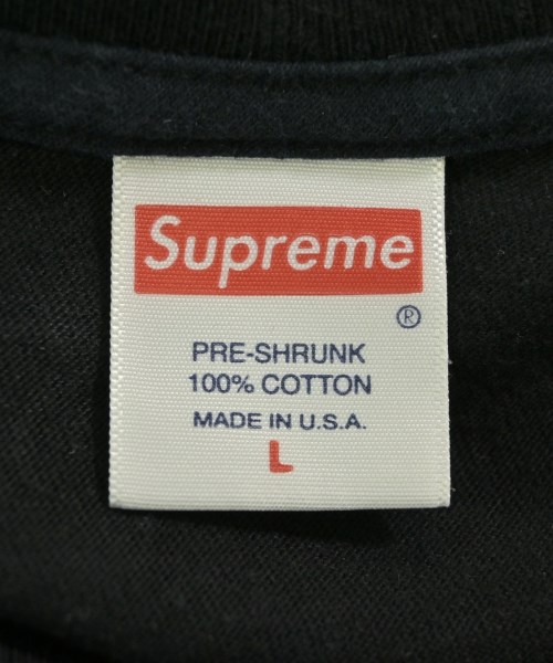 Supreme（シュプリーム）Tシャツ・カットソー 黒 サイズ:L メンズ/2200681541030