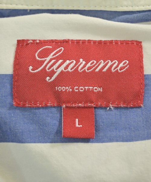 Supreme（シュプリーム）カジュアルシャツ 白 サイズ:L メンズ/2200676862119