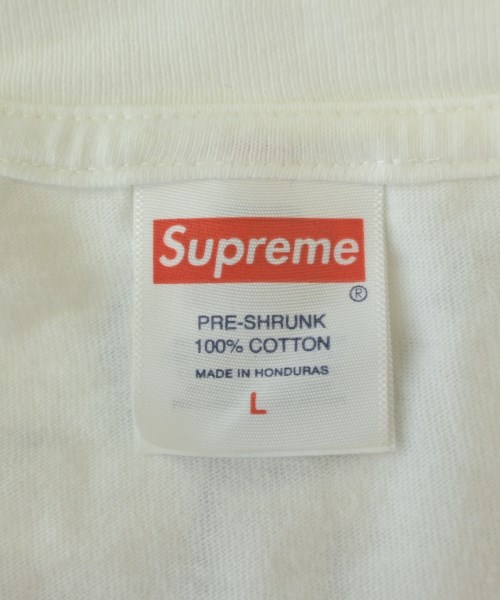 Supreme（シュプリーム）Tシャツ・カットソー 白 サイズ:L メンズ/2200681710030