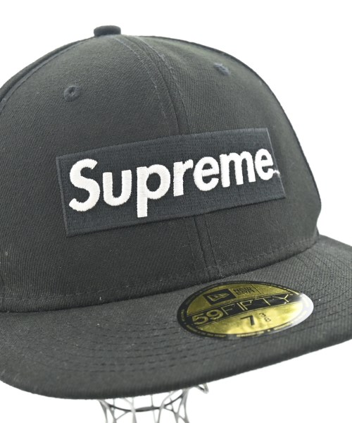 Supreme（シュプリーム）キャップ 黒 サイズ:58.7cm メンズ/2200694065141