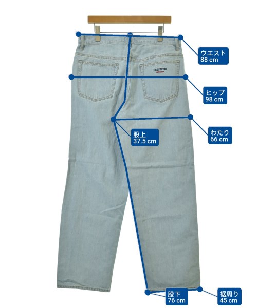 Supreme（シュプリーム）デニムパンツ 青 サイズ:32(L位) メンズ/2200692628010
