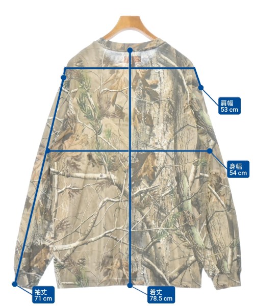 Supreme（シュプリーム）Tシャツ・カットソー ベージュ サイズ:L メンズ/2200695539030