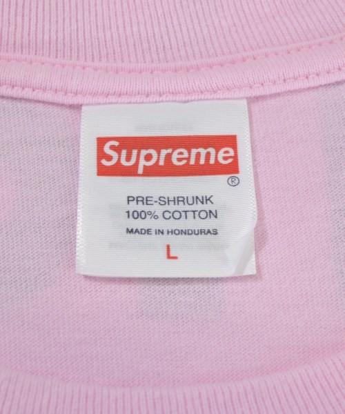 Supreme（シュプリーム）Tシャツ・カットソー ピンク サイズ:L メンズ/2200695539085