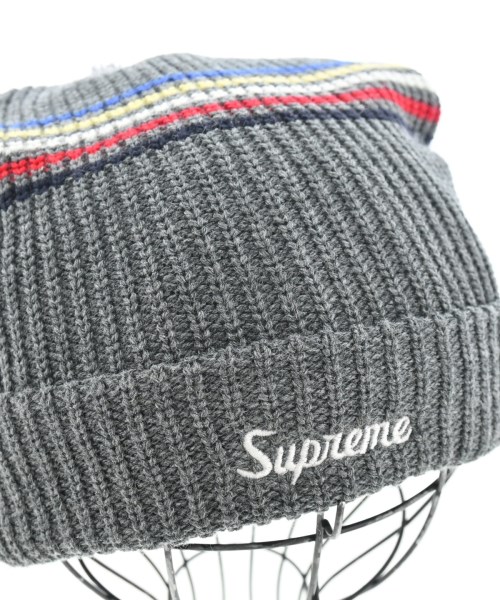 Supreme（シュプリーム）ニットキャップ・ビーニー グレー サイズ:- メンズ/2200695623043