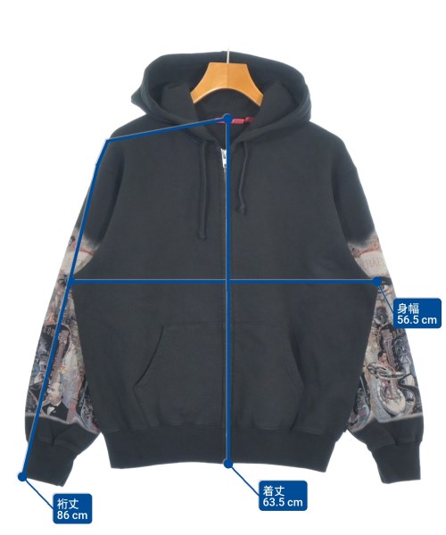 Supreme（シュプリーム）パーカー 黒 サイズ:S メンズ/2200695239039