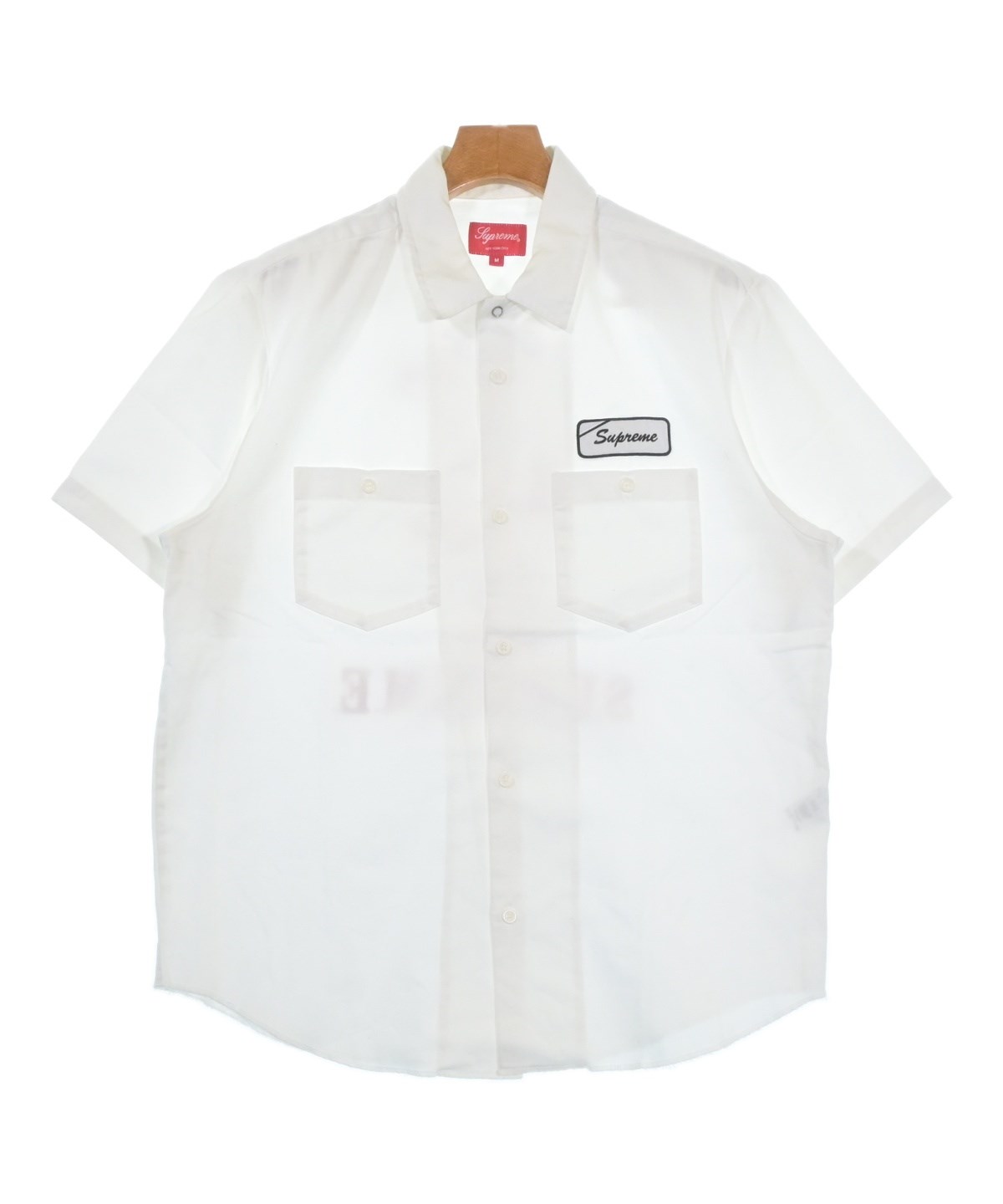 Supreme（シュプリーム）カジュアルシャツ 白 サイズ:M メンズ