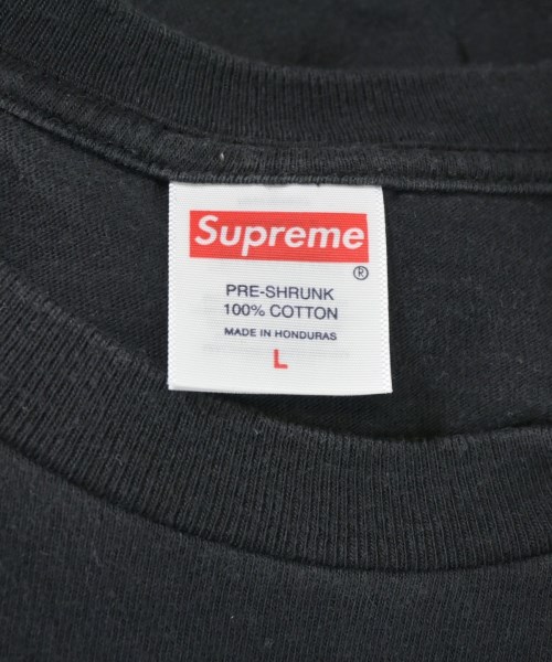 Supreme（シュプリーム）Tシャツ・カットソー 黒 サイズ:L メンズ/2200697811035