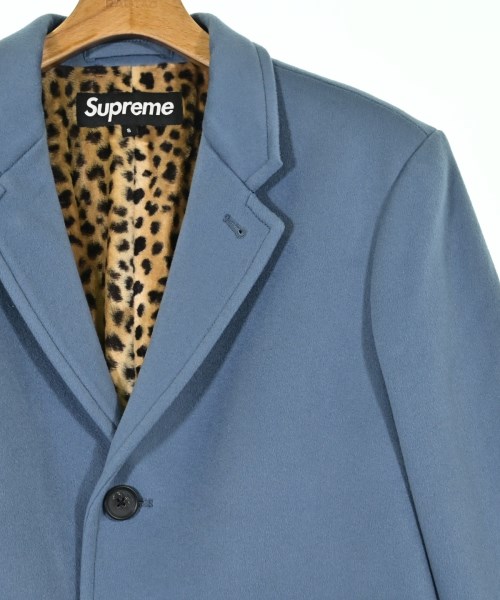 Supreme（シュプリーム）チェスターコート 青 サイズ:S メンズ/2200696317019
