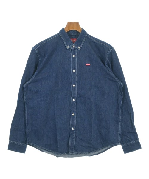 Supreme(シュプリーム)カジュアルシャツ 紺 サイズ:M/2200698817012
